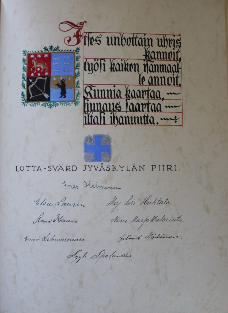 Lotta-Svärd Jyväskylän piiri. Kuva Perinneyhdistys