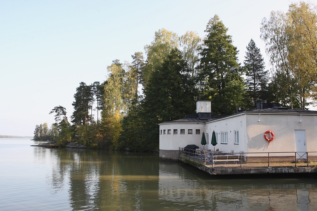 Nykyinen sauna kuvattuna vuonna 2008. Kuva Puolustusvoimat